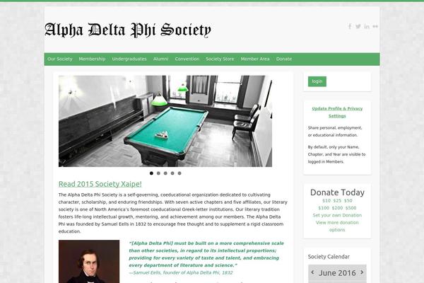 Site using Circles Gallery plugin