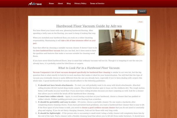 adr-wa.com site used Wooden