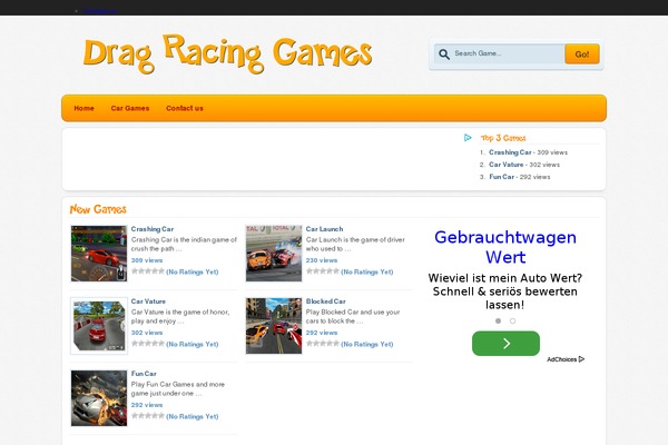 Durus theme site design template sample