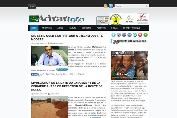 adrar-info.net site used Newspoint