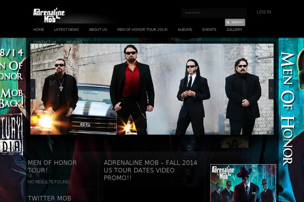 Sound_rock theme site design template sample