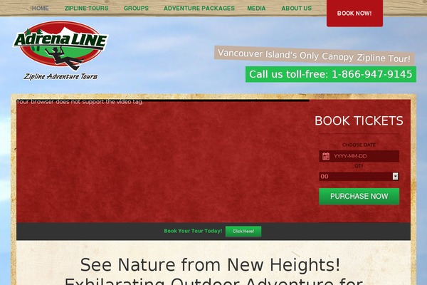 adrenalinezip.com site used Adrenaline