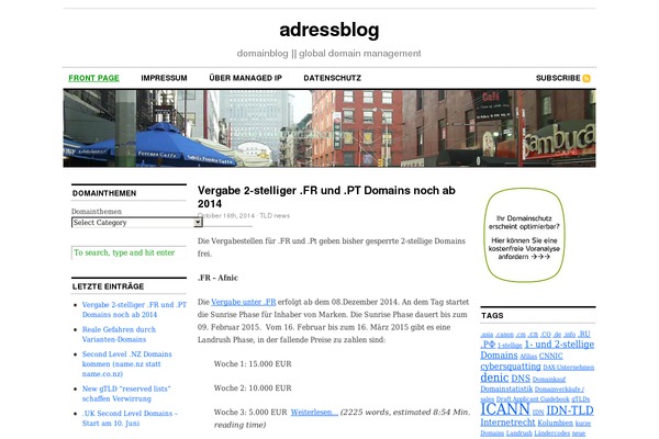 CutLine 1.4 theme site design template sample