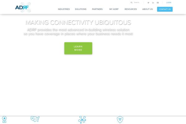 adrftech.com site used Adrftheme