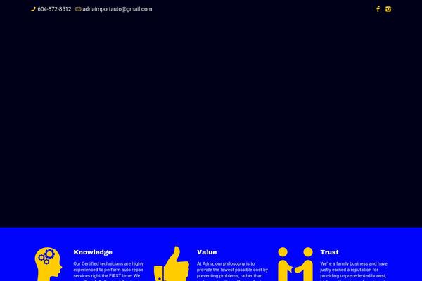 BeTheme Child theme site design template sample