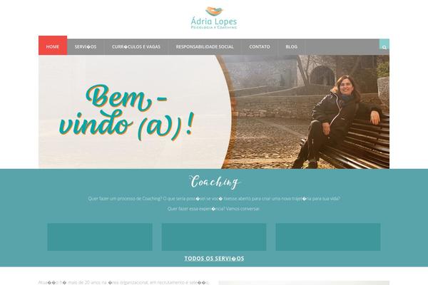 Erika theme site design template sample