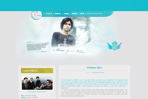 adrian-grenier.net site used Berry