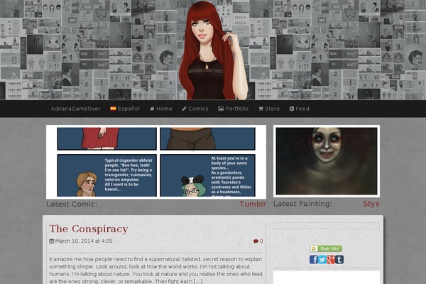 adrianagameover.com site used Suffix-lite