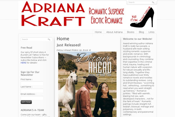 adrianakraft.com site used Genesis-sample-develop