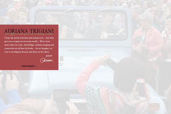 adrianatrigiani.com site used Adriana