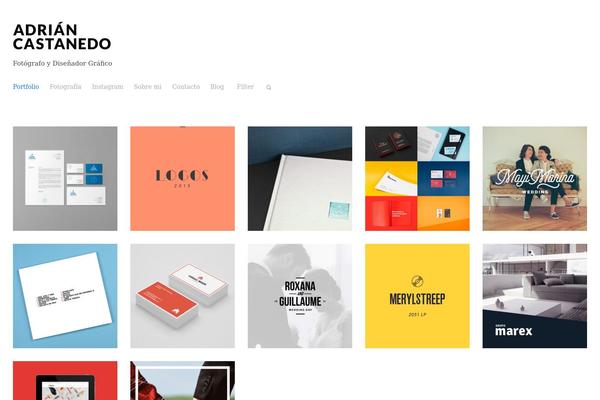 Spaces theme site design template sample