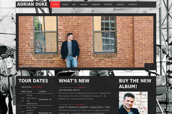 Soundboard theme site design template sample