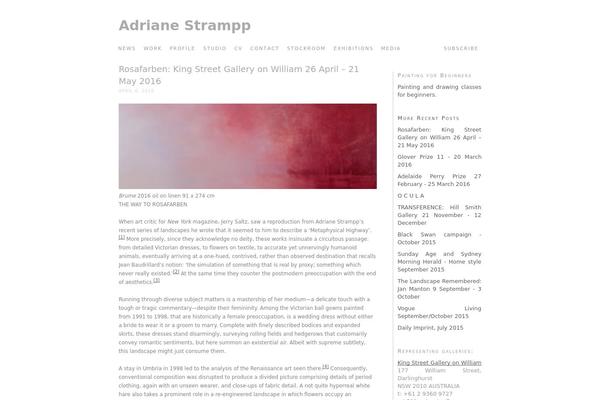 Thesis 1.8.3 theme site design template sample