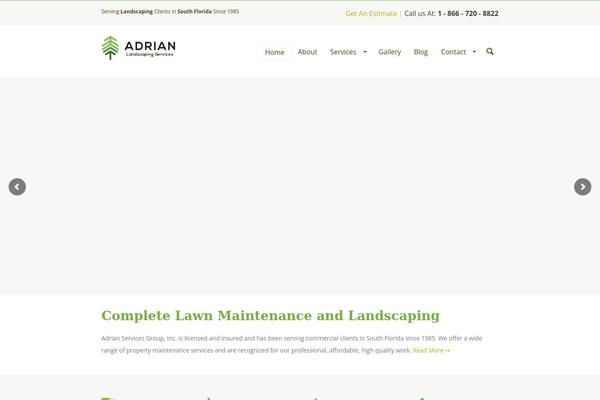 adrianlandscape.com site used Tfingi