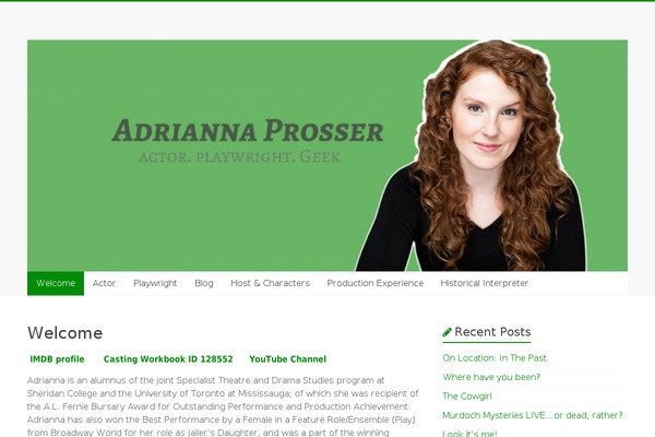 adrianna-prosser.com site used Accelerate