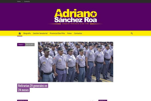 Newspaper theme site design template sample