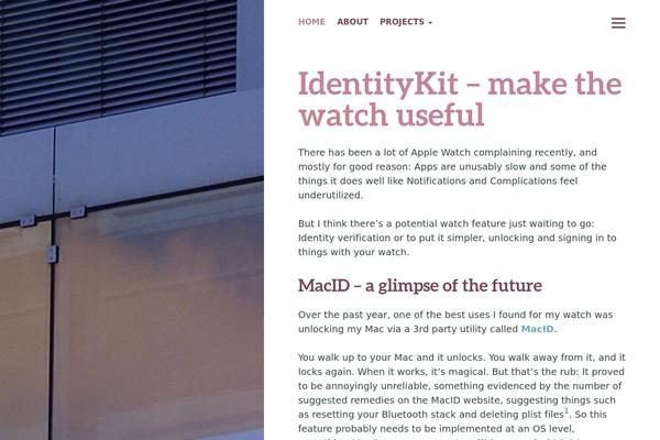 McLuhan theme site design template sample