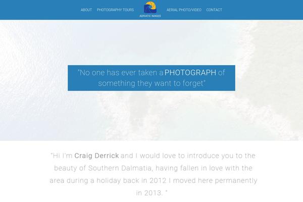Tesseract theme site design template sample