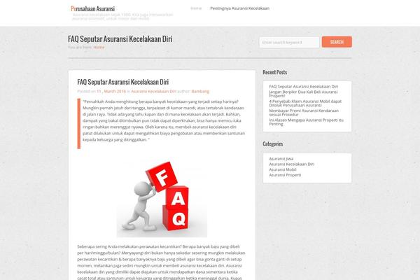 Reposter theme site design template sample