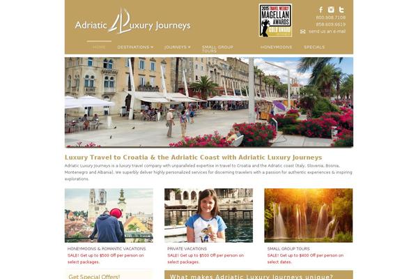 X Child theme site design template sample