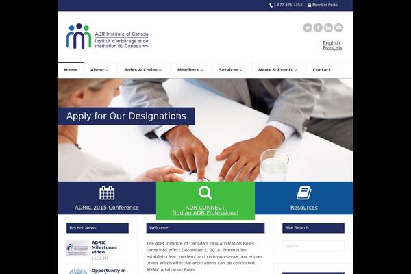 ParkCollege theme site design template sample
