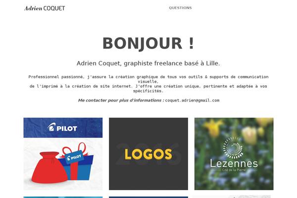 Semplice theme site design template sample