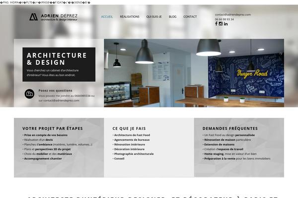 adriendeprez.com site used Richard-theme