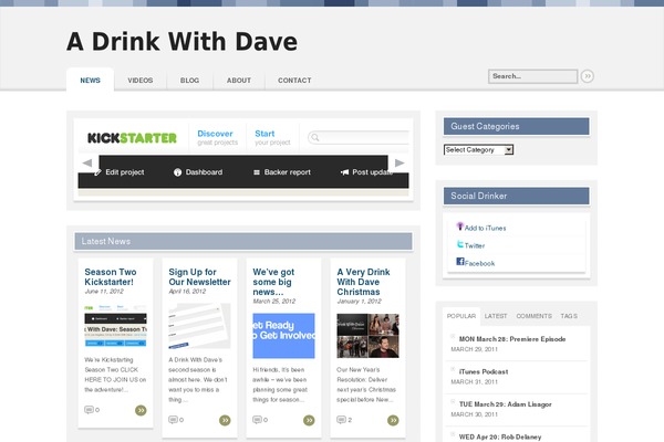 Continuum theme site design template sample