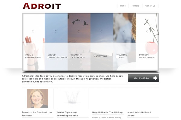 Cleancut theme site design template sample