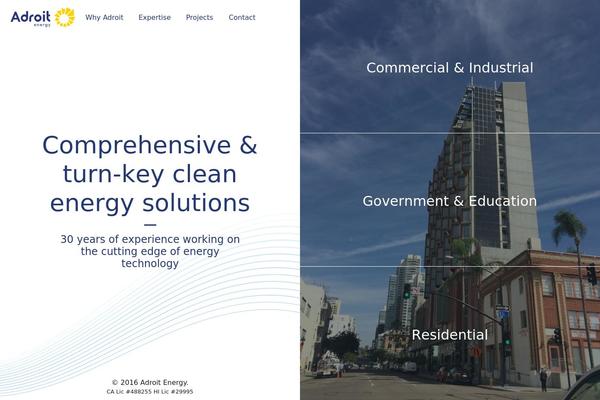 adroitsolar.com site used Adroit