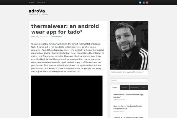 Standard theme site design template sample