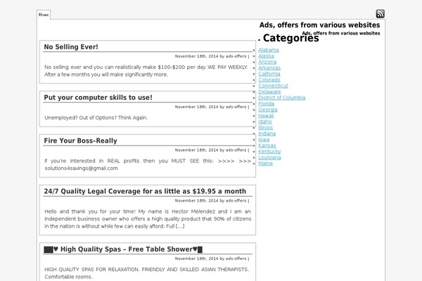 ads-offers.com site used Whitepress