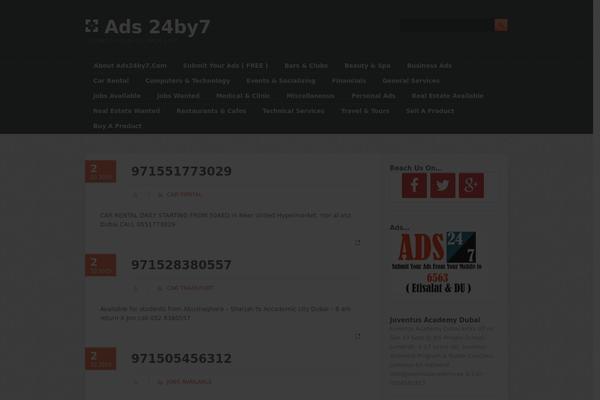 Modern Multipurpose theme site design template sample