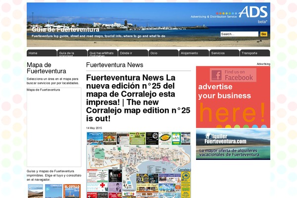 Ads theme site design template sample