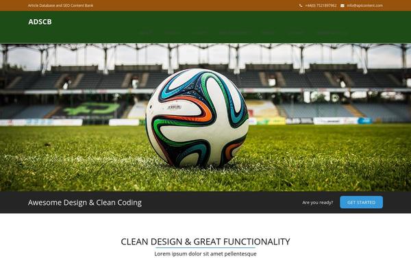 Forsy theme site design template sample
