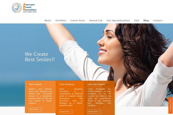 Hello Elementor theme site design template sample