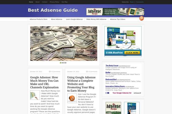 Fresh News theme site design template sample