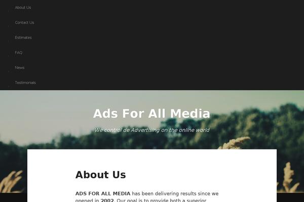 Garfunkel theme site design template sample