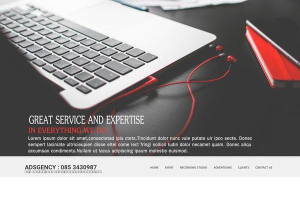 SKT White theme site design template sample