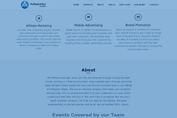 Site using Js_composer_salient plugin