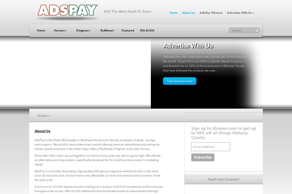 Site using Divi-overlays plugin