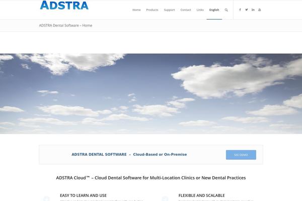 Enfold theme site design template sample