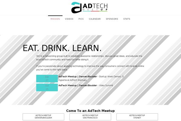 Site using WP Meetup plugin