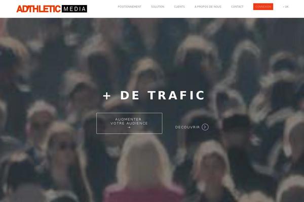Visia theme site design template sample