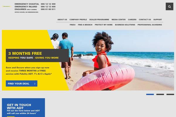 Adt theme site design template sample