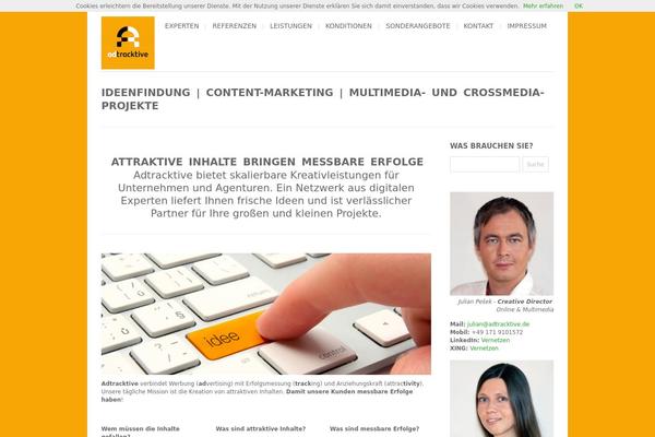Bigbang theme site design template sample