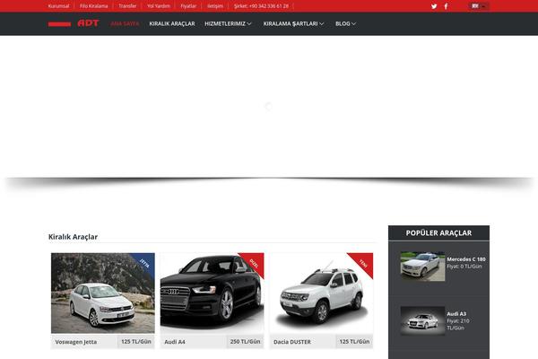 Tarali theme site design template sample
