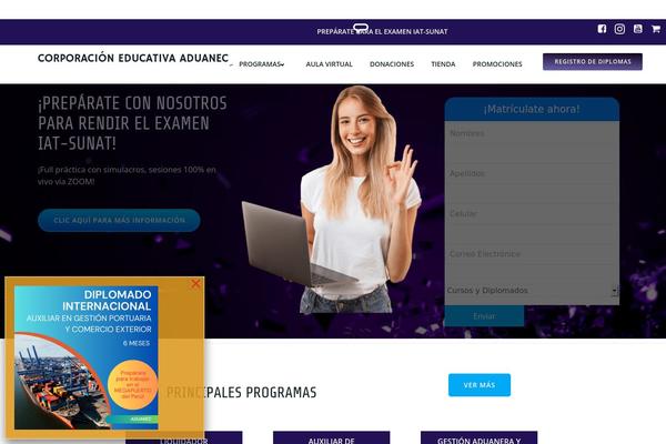 Site using Colibri-page-builder plugin
