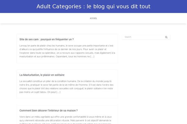 adultcategories.com site used Kosmo