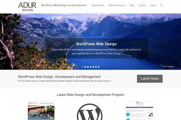 Adventurous theme site design template sample
